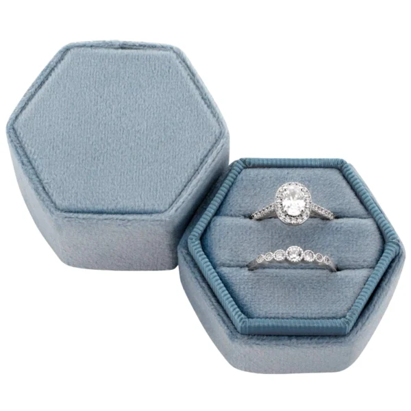 Custom Velvet Ring Boxes