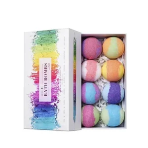 Two Piece Bath Bombs Box Packaging