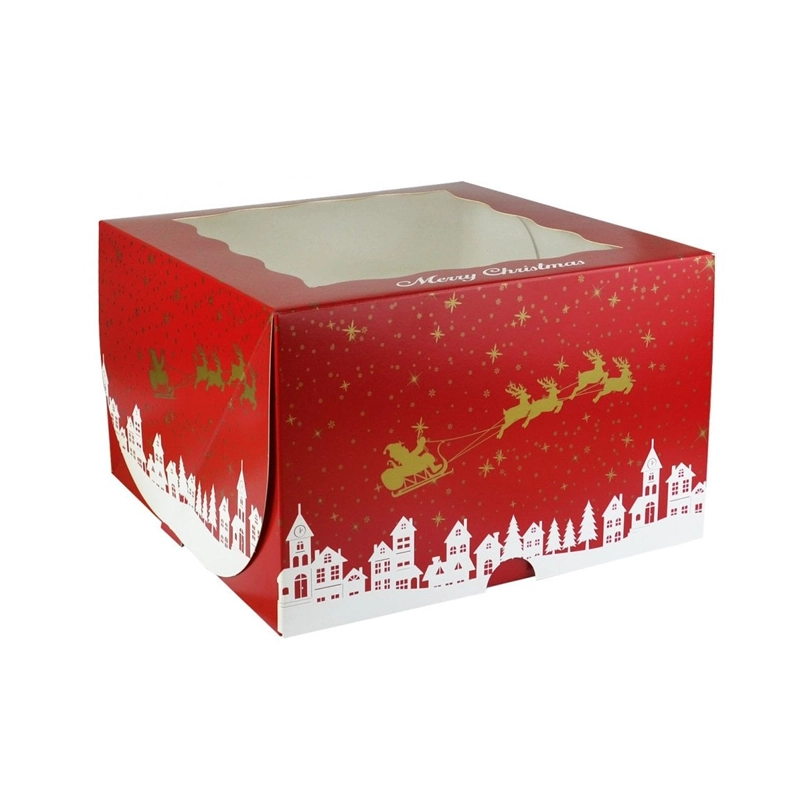 Custom Christmas Cake Packaging