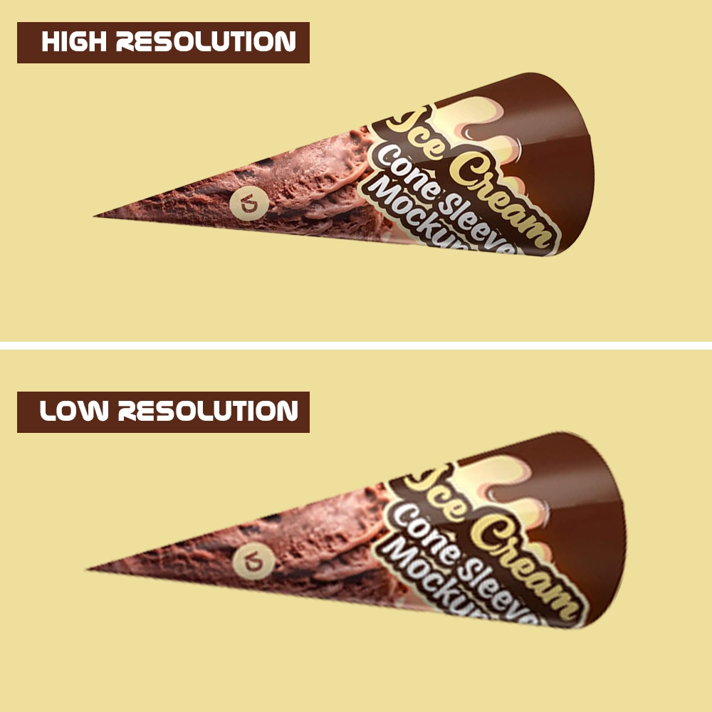 ice cream cone sleeves design 