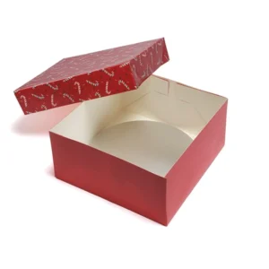 Christmas Cake Product Boxes with Lid