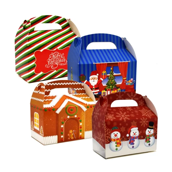 Christmas Cardboard Cookie Box Packaging