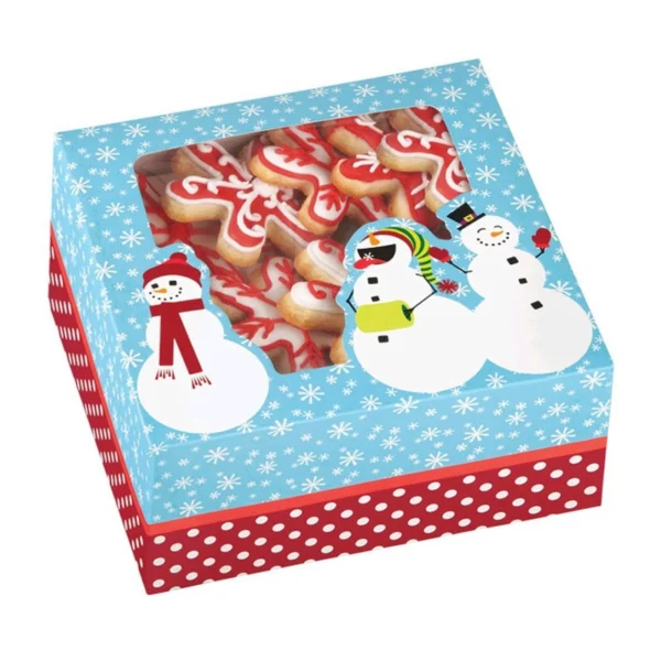 Christmas Cookie Product Boxes With Window