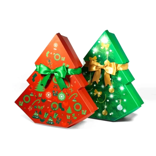 Custom Christmas Tree Shaped Favour Boxes​