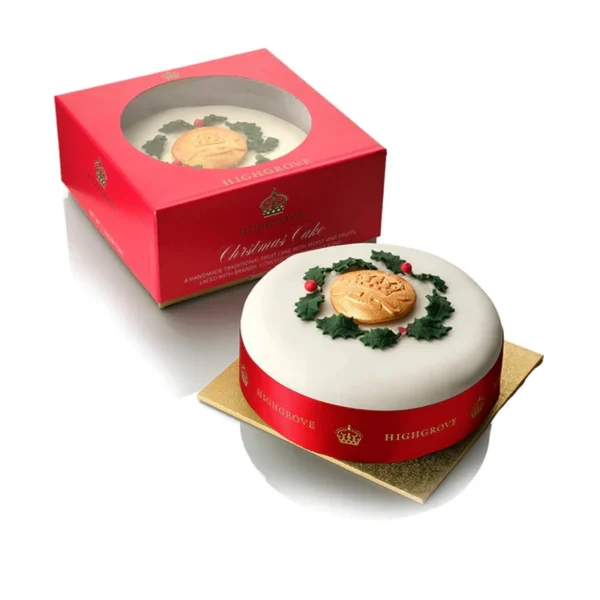 Custom Christmas Cake Boxes with Lid Packaging