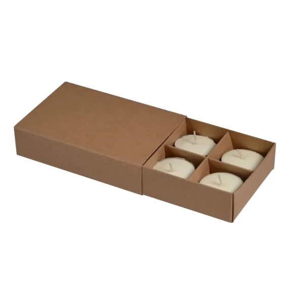 Kraft Votive Candle Boxes Wholesale