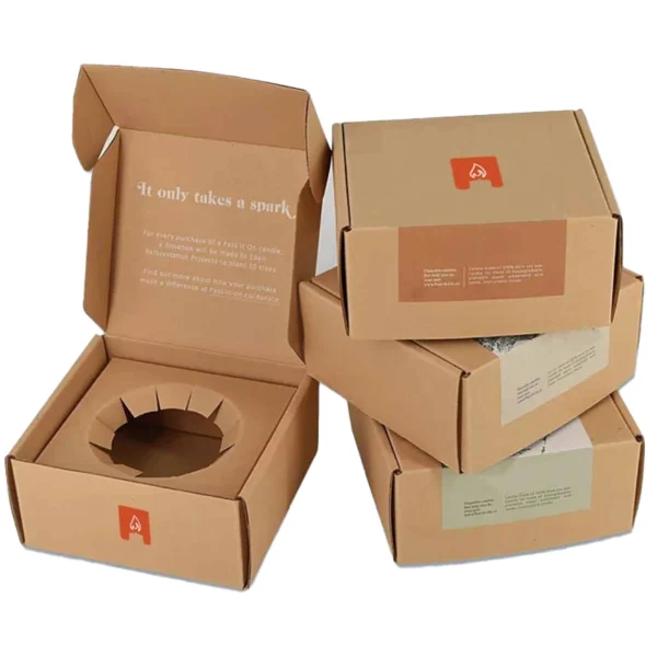 Custom Pillar Candle Boxes with Insert