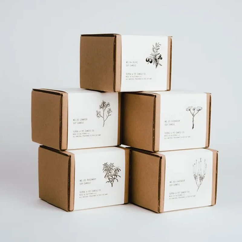 kraft candle sleeve boxes