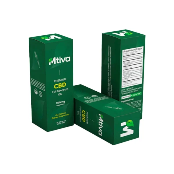 CBD Oil Tuck Top Boxes
