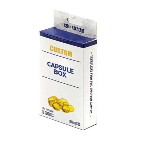 Custom CBD Capsule Boxes