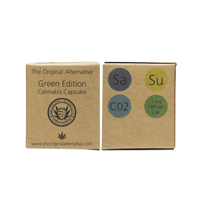 Kraft CBD Capsule Boxes