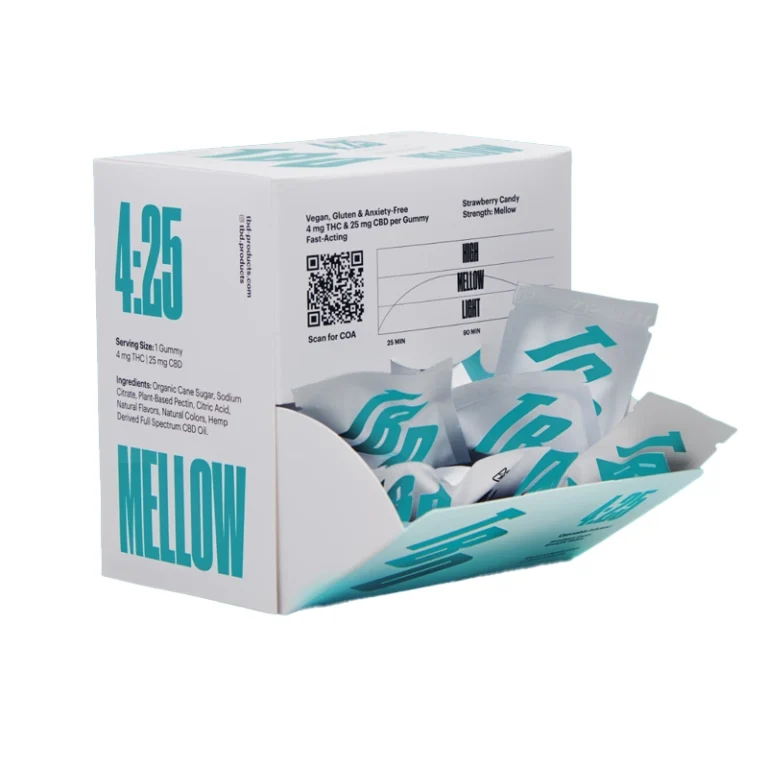 Perforated CBD Gravity Dispenser Boxes